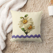 マウヴデイジー クッション (ブランケット)