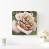 マウヴバラ スクエア壁時計 (ホーム)