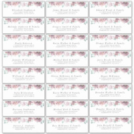 マウヴフローラ個人ゲスト住所 シール