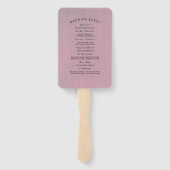 マウヴフローラ結婚ズ ハンドファン (裏面)