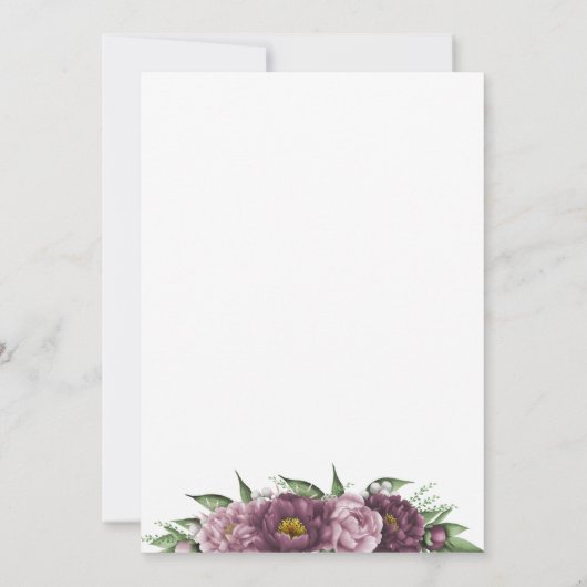 マウヴフローラ結婚式招待状 招待状 (裏面)