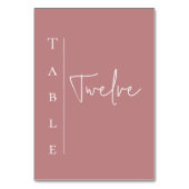 マウヴモダンー結婚ズ テーブルナンバー (正面)