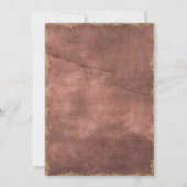 マウヴモダン金ゴールド結婚ズ 招待状 (裏面)