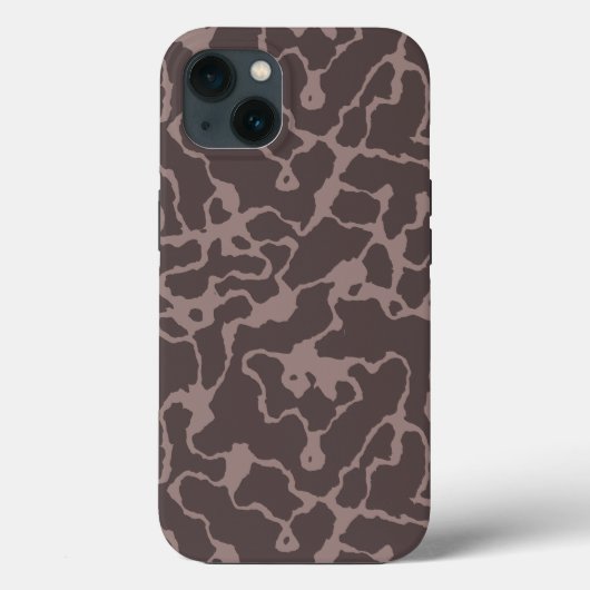 マウヴ抽象芸術 Case-Mate iPhoneケース (裏面)