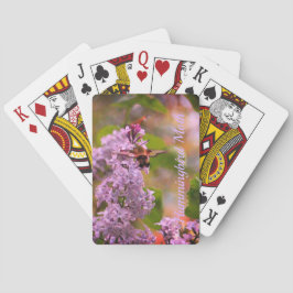 マウヴ薄紫フローラ トランプ