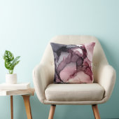 マウヴ赤面グレイ抽象芸術 クッション (椅子)