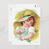 マウードハンフリーの眠っている子ども ポストカード (正面/裏面)