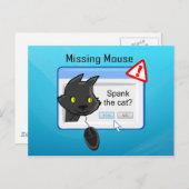 マウ恋しく思スか?ネコを引っ張れ! ポストカード (正面/裏面)