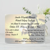 マウ結婚したイのアナウンスで結婚写真を撮る 招待状 (スタンド正面)