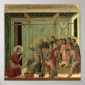 マエスタ：キリストが弟子達の足を洗う ポスター (正面)