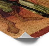 マエスタ：ヘロデの前のイエス1308-11 ポスター (角)