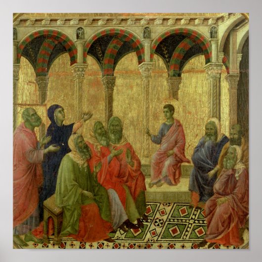 マエスタ：医師の中のキリスト1308-11 ポスター (正面)