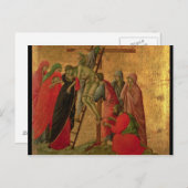 マエスタ：十字架からの降下1308-11 ポストカード (正面/裏面)