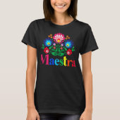 マエストラスペインの誇りを持った先生バイリンガル先生 Tシャツ (正面)