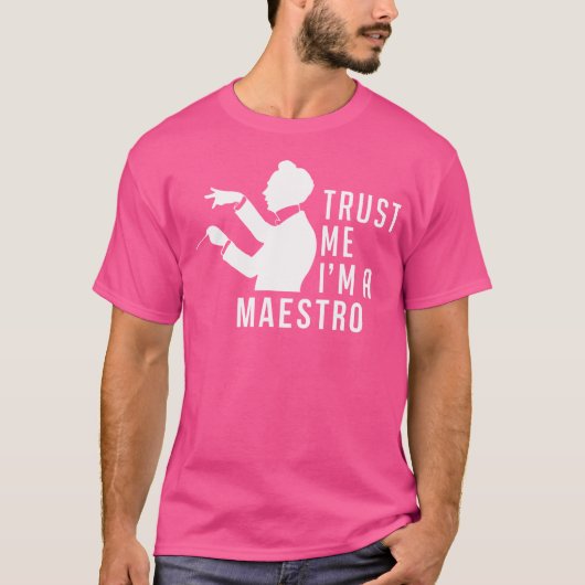マエストロのコーラスリーダー指揮者のMaesだ Tシャツ (正面)