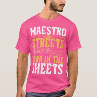 マエストロの通りDivaのシーツOpera Pe Tシャツ