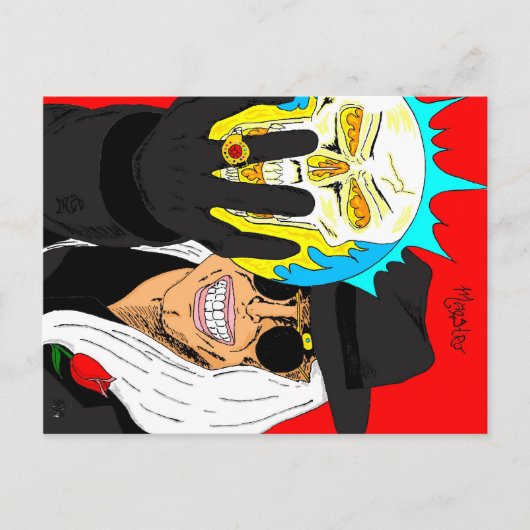 マエストロ悪党はがき ポストカード (正面)