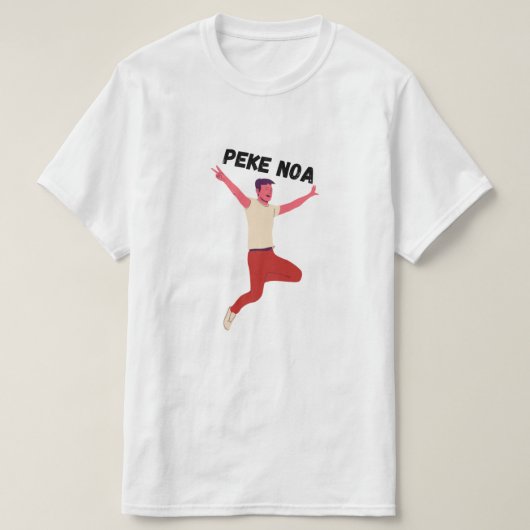 マオリに飛び込む – peke noa tシャツ (デザイン正面)