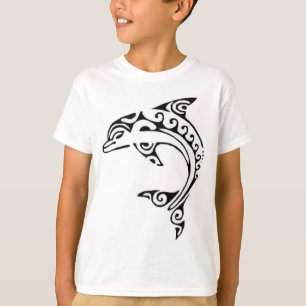 マオリのイルカ Tシャツ
