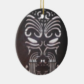 マオリのデザイン3 セラミックオーナメント (右)