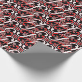 マオリのデザイン ラッピングペーパー (角)