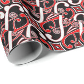 マオリのデザイン ラッピングペーパー (ロールコーナー)