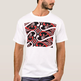 マオリのデザイン Tシャツ