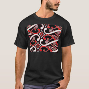 マオリのデザイン Tシャツ