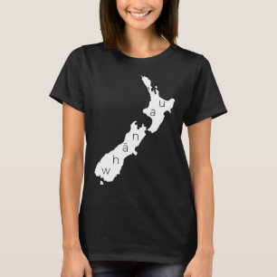 マオリのファミリーと共に描くニュージーランド Tシャツ