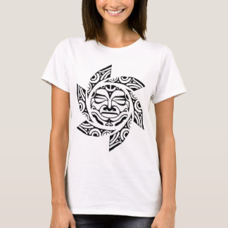 マオリのマスク Tシャツ