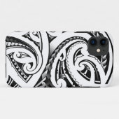 マオリの入れ墨はニュージーランドのmokoを設計します Case-Mate iPhoneケース (裏面(横))