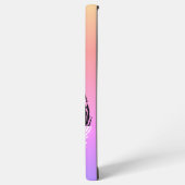 マオリの旗の指紋 SAMSUNG GALAXYケース (左側面)