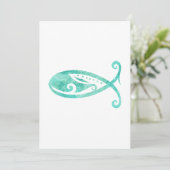 マオリクリスチャンフィッシュ海ギフトアイディア シーズンカード (スタンド正面)