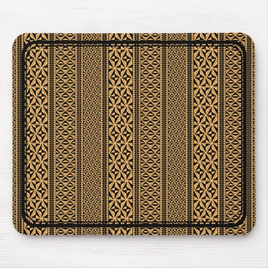 マオリスタイル模様 マウスパッド (正面)