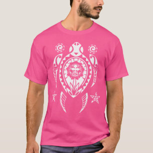 マオリタートルポリネシアンタトゥースキューバダイビング Tシャツ