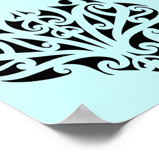 マオリデザイン ポスター (角)