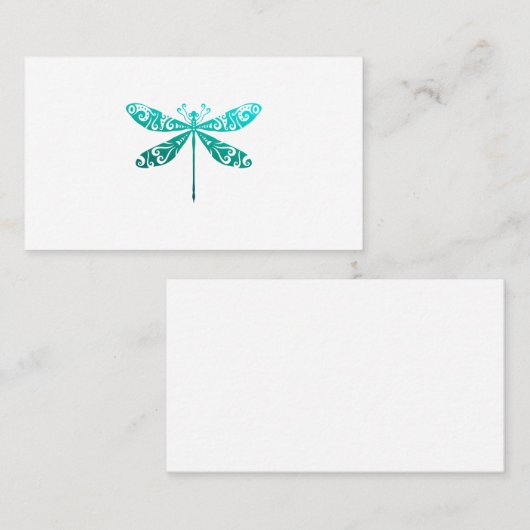 マオリトンボポリネシア部族タトゥーギフトアイディア コーリングカード (正面/裏面)