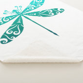 マオリトンボポリネシア部族タトゥーギフトアイディア シェルパブランケット (3/4)