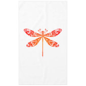 マオリトンボポリネシア部族タトゥーギフトアイディア テーブルクロス (正面)