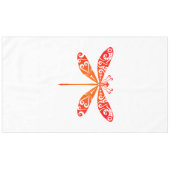 マオリトンボポリネシア部族タトゥーギフトアイディア テーブルクロス (正面(横))