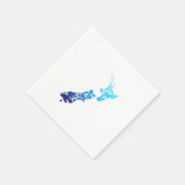 マオリニュージーランドマップトライバルタトゥーギフトアイディア スタンダードカクテルナプキン (角)