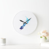 マオリニュージーランドマップ部族タトゥーギフトアイディア ラージ壁時計 (ホーム)