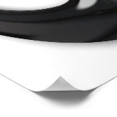 マオリフィッシュフックオブシディアン ポスター (角)