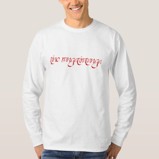 マオリ主権 Tシャツ (正面)