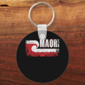 マオリ国旗ニュージーランド国旗 キーホルダー (正面)