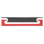 マオリ国旗、ウェーブエンブレム&ニュージーランドのスポーツハウス ショートテーブルランナー (横)