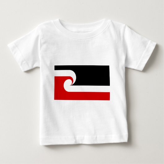 マオリ国旗 ベビーTシャツ (正面)