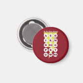 マオリ学アルファベットTe Reo マグネット (正面/裏面)