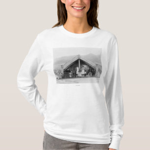 マオリ家族家庭でPhotographNewジーランド島 Tシャツ
