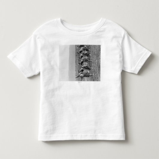 マオリ戦争ダンスの写真 トドラーTシャツ (正面)